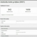 摩托罗拉Moto G Stylus智能手机现已出现在Geekbench基准测试平上
