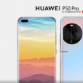 华为P50智能手机概念渲染想象新的四摄像头设计