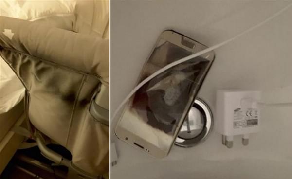 三星Galaxy  S6充电爆炸：烧坏婴儿床的照片 - 3