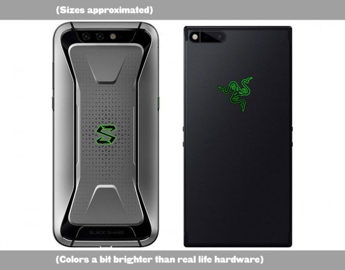 游戏手机你选谁？黑鲨和Razer  Phone外观规格对比的照片 - 3