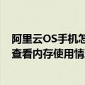 阿里云OS手机怎么查看内存使用情况（阿里云OS手机怎么查看内存使用情况）