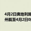 4月2日奥地利施泰尔马克州疫情最新消息-截至施泰尔马克州截至4月2日0时00分(北京时间）疫情数据统计
