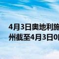4月3日奥地利施泰尔马克州疫情最新消息-截至施泰尔马克州截至4月3日0时00分(北京时间）疫情数据统计