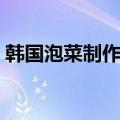 韩国泡菜制作方法合集（韩国泡菜制作方法）