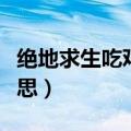 绝地求生吃鸡什么意思（绝地求生吃鸡什么意思）