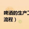 啤酒的生产工艺流程是什么（啤酒的生产工艺流程）