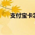 支付宝卡怎么用啊（支付宝卡怎么用）