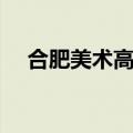 合肥美术高考志愿规划（合肥美术高考）