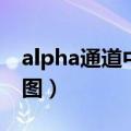 alpha通道中的白色表示什么（alpha通道抠图）
