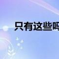 只有这些吗的英文翻译（只有这一关2）