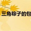 三角粽子的包法视频教程（三角粽子的包法）