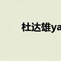 杜达雄yas（关于杜达雄yas的介绍）