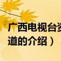 广西电视台资讯频道（关于广西电视台资讯频道的介绍）