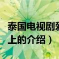 泰国电视剧爱在路上（关于泰国电视剧爱在路上的介绍）