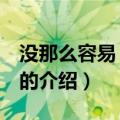没那么容易 黄小琥（关于没那么容易 黄小琥的介绍）