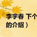 李宇春 下个路口见（关于李宇春 下个路口见的介绍）