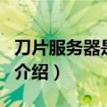 刀片服务器是什么（关于刀片服务器是什么的介绍）