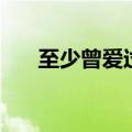 至少曾爱过（关于至少曾爱过的介绍）