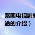 泰国电视剧爱的旅途（关于泰国电视剧爱的旅途的介绍）