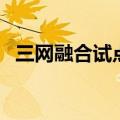 三网融合试点（关于三网融合试点的介绍）