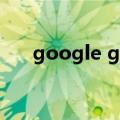 google g4（关于google g4的介绍）