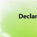 Declan（Galbraith 圣诞特辑）
