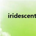 iridescent用法（iridescent什么意思）