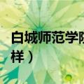 白城师范学院怎么样知乎（白城师范学院怎么样）