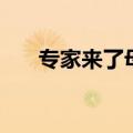 专家来了母牛公牛都跑了（专家来了）