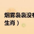 烟雾袅袅没有雨是什么生肖（如烟细雨是什么生肖）