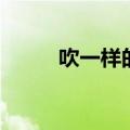 吹一样的风韩文版（吹一样的风）
