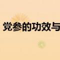 党参的功效与作用点及副作用（党参的功效）