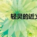 轻灵的近义词是什么（轻灵的近义词）
