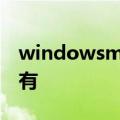 windowsmediaplayer程序可以完成的功能有