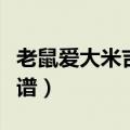 老鼠爱大米吉他谱风华艺校（老鼠爱大米吉他谱）