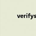 verifysignaturefailed什么意思
