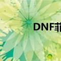 DNF菲德里斯（dnf菲德里斯）