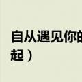 自从遇见你的那天起歌谱（自从遇见你的那天起）