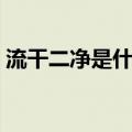 流干二净是什么生肖（一干二净是什么生肖）