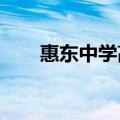 惠东中学高考喜报2022（惠东中学）