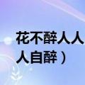 花不醉人人自醉 赠予佳人爱不爱（花不醉人人自醉）