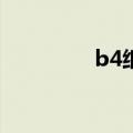 b4纸尺寸a4（b4纸尺寸）