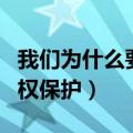 我们为什么要花大力气来做知识产权保护（产权保护）