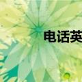 电话英语情景对话（电话英语）