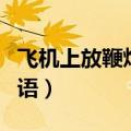 飞机上放鞭炮歇后语意思（飞机上放鞭炮歇后语）