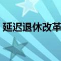 延迟退休改革原则确定（延迟退休改革原则）