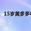 15岁黄多多收工照3（15岁黄多多收工照）