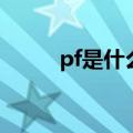 pf是什么意思的缩写（pf是什么）
