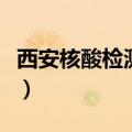 西安核酸检测地点最新（西安核酸检测免费点）