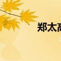 郑太高铁线路图（郑太高铁）